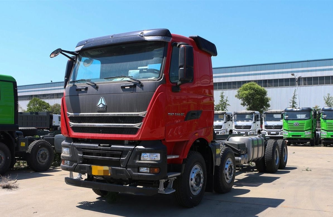 Truk Truk Truk Untuk Dijual 8*4 Sinotruck HOWO TH7 Mesin Asli 540hp 1.5 Kabin LHD