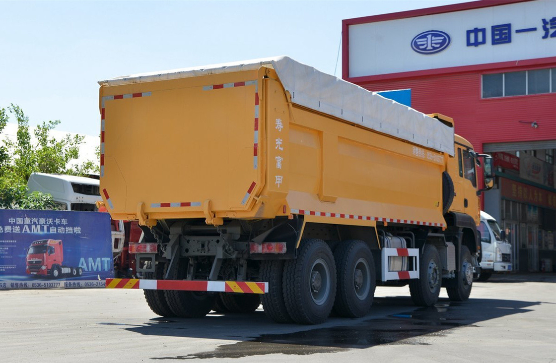 Mining Dump Truck Sinotruck 8*4 SITRAK Weichai 400hp 30-50 Ton Muatan 12 Roda LHD/RHD