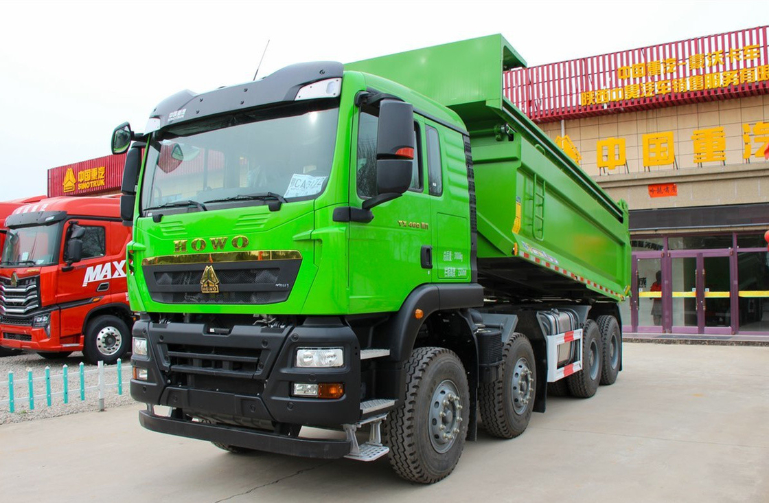 Howo Dump Truck Untuk Dijual Sinotruck Tipper 12 Silinder Mesin 460hp Transportasi Pasir & Batu