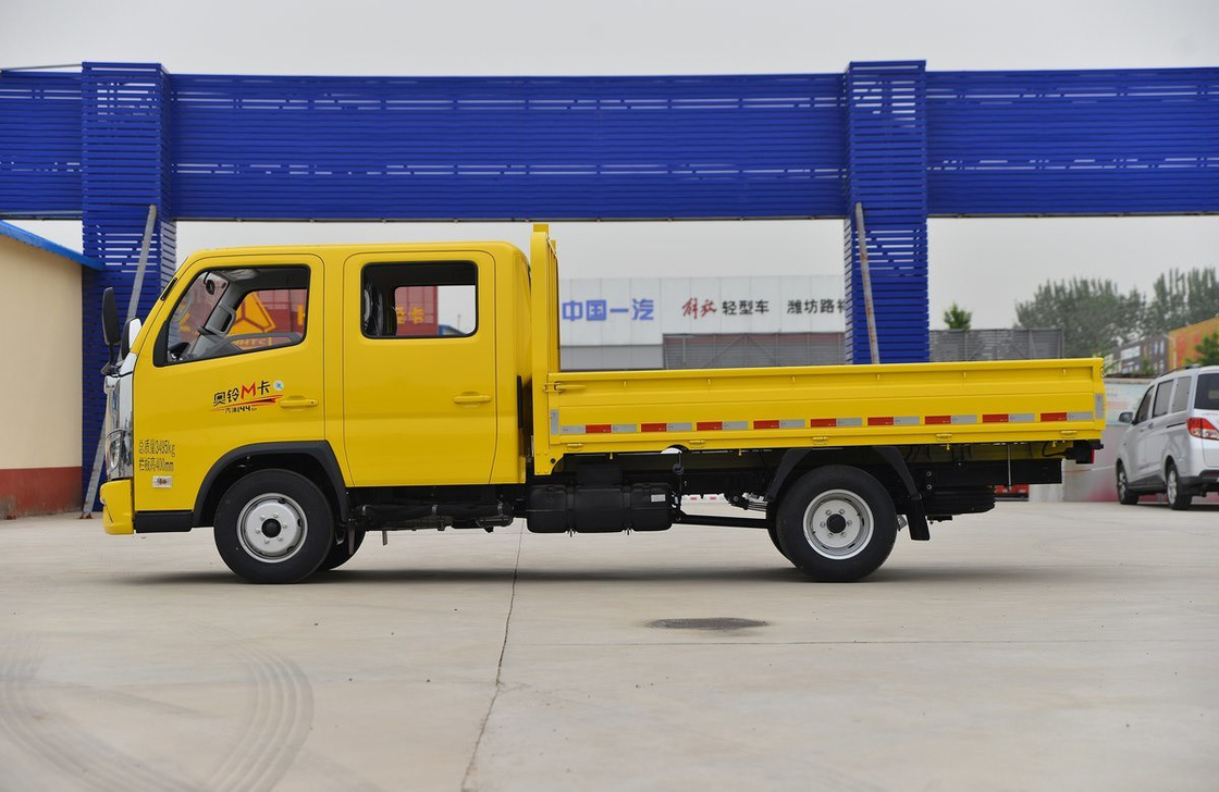 Truck Bed Box Foton Small Truck Double Row 5 Seat Kabin Mesin bensin 6 Ban LHD