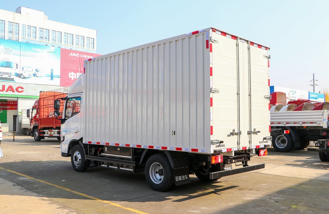 Kothak Truk Geely Truk Listrik Murni Energi Baru Bahan Bakar 4 * 2 Van Kothak 4 Meter A / C