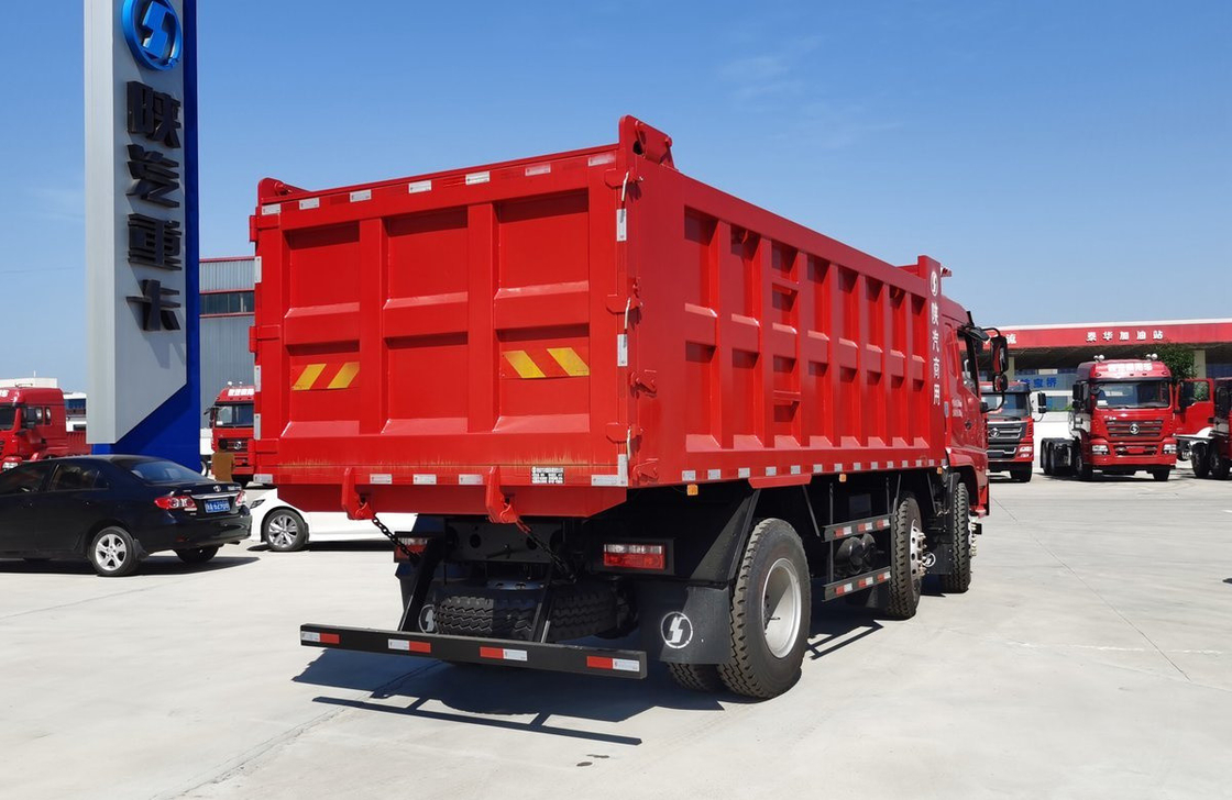 Dump Truck Cebu Untuk Shacman X6 Tipper 220hp Mesin Yuchai Dengan 8 Roda Cepat 10 Kecepatan