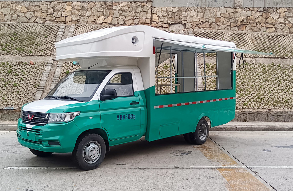 Truk kargo kotak bekas Wuling Penjualan Truk mini 5 kecepatan Transmisi manual 1,5 Ton Payload