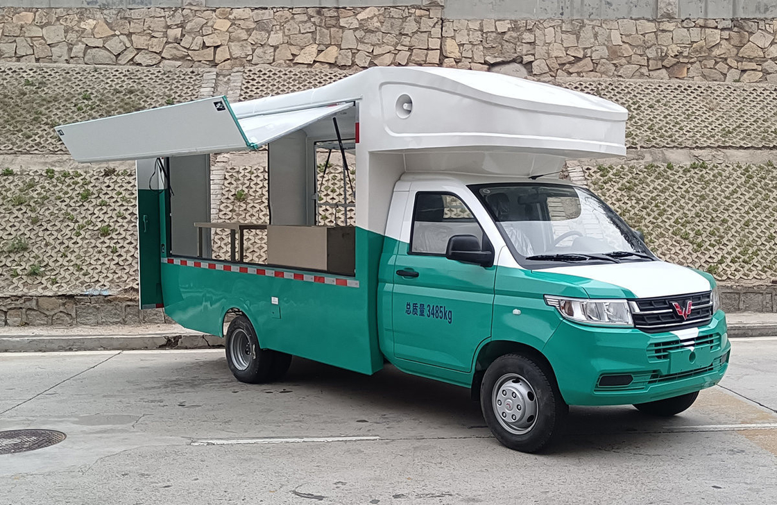 Truk kargo kotak bekas Wuling Penjualan Truk mini 5 kecepatan Transmisi manual 1,5 Ton Payload