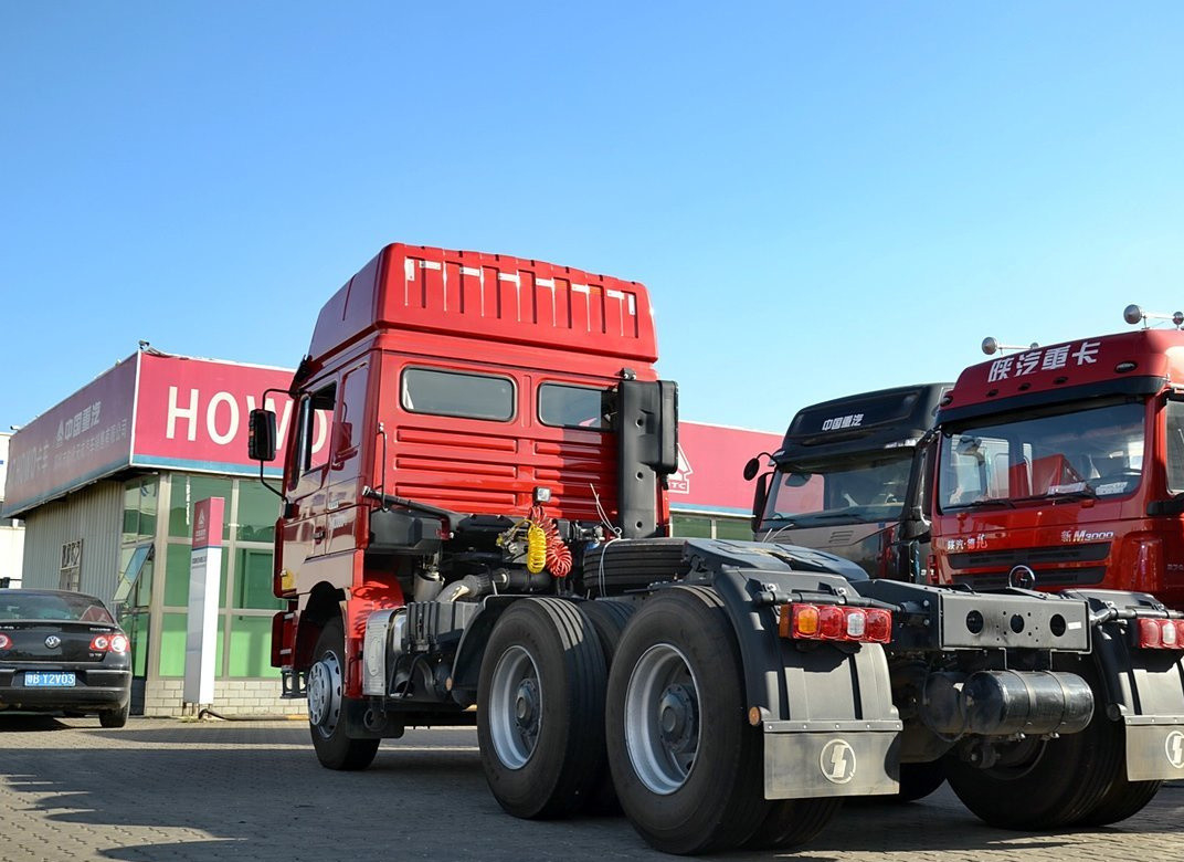 Shacman Traktor Truk F3000 Kabin Atap Tinggi 10 Ban Weichai 375hp LHD/RHD Penggunaan Baik Di Afrika