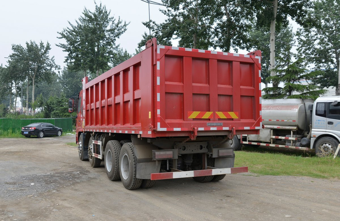 Truk Tipper Dumper Truk Cina Shacman X6 Weichai 270hp Tugas Berat 8*4 Pengangkatan Depan