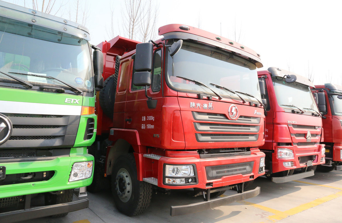 Truk Tipper Bekas Untuk 375HP Weichai Shacman F3000 Dumper 90% Baru Dengan Perawatan Yang Baik