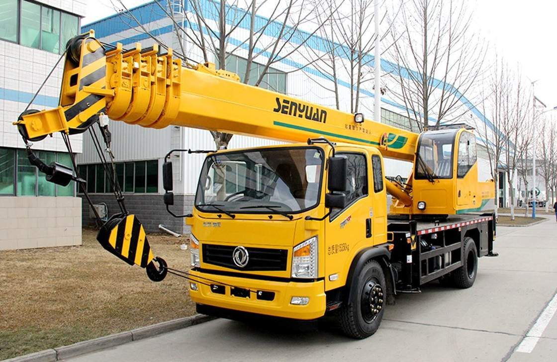 Jual Crane Truk Bekas Dongfeng 16 Ton Dengan Lima Bagian Lengan Lurus Crane Seluler Cina