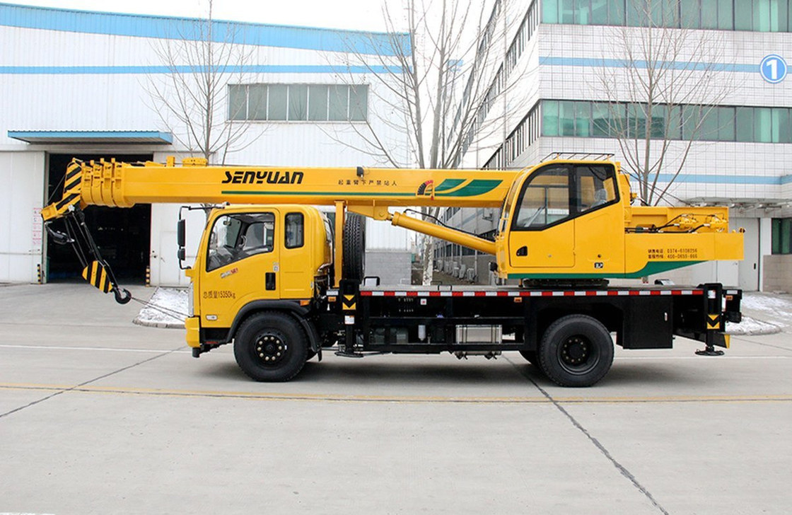 Jual Crane Truk Bekas Dongfeng 16 Ton Dengan Lima Bagian Lengan Lurus Crane Seluler Cina