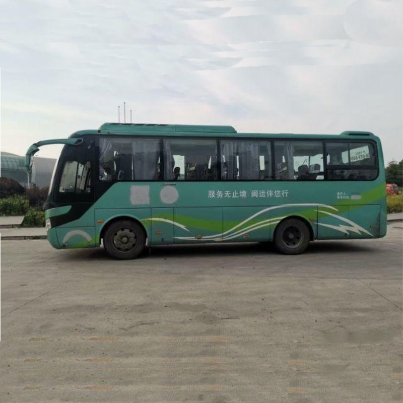 ZK6938H9 Bus Yutong Berwarna Biru 39 Kursi Bus Perjalanan Berwarna Biru 2010 Tahun Kinerja Besar