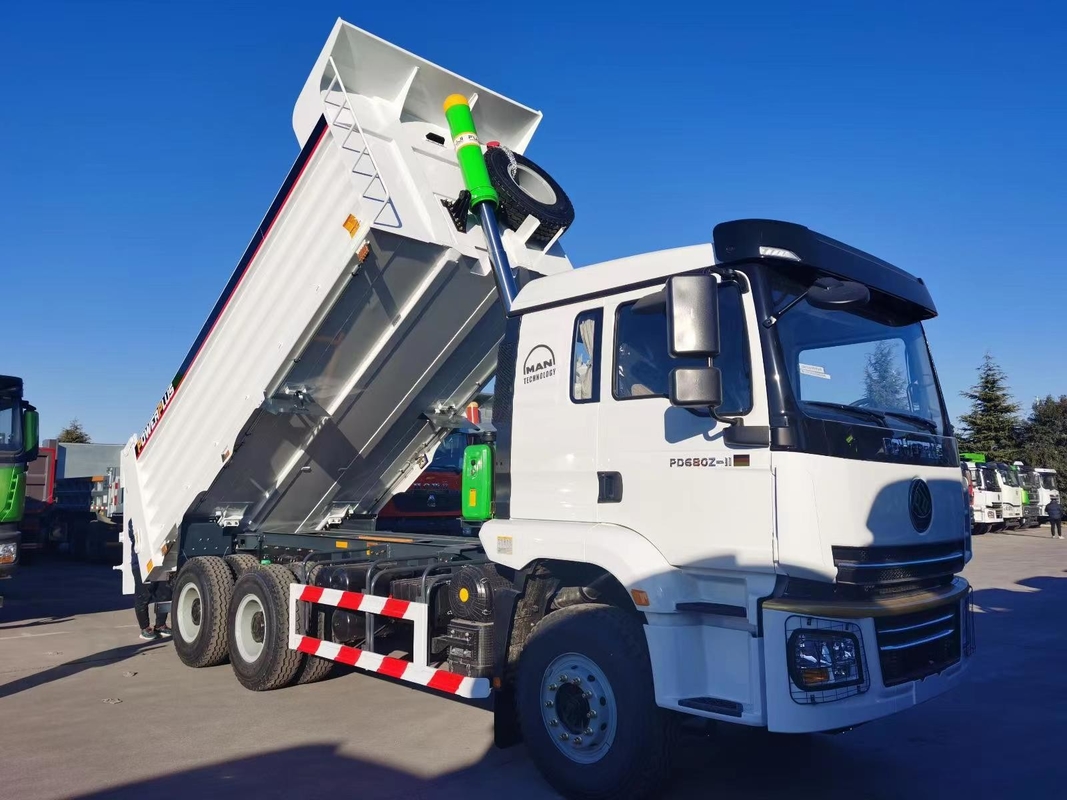 Truk Tipper Bekas Shacman E3 Truk Dump 2024 Tahun Cummins Mesin 385hp Penggunaan Di Afrika