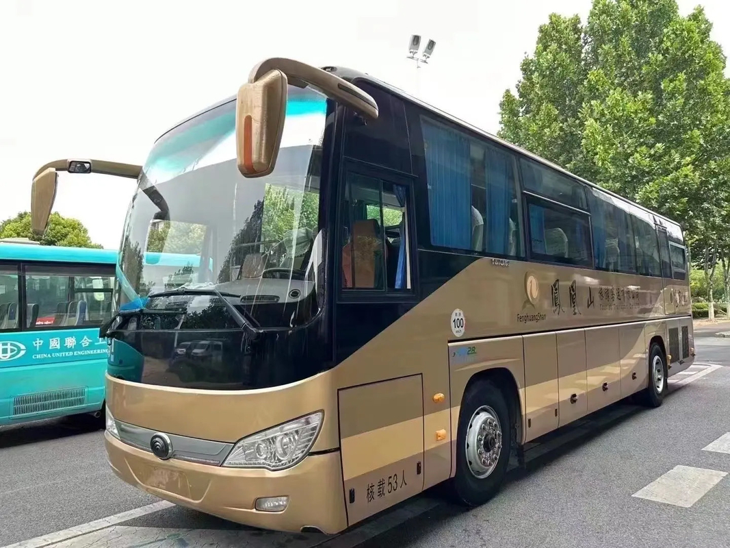 ZK6119 Yutong Bus penumpang bekas / Bus mewah 53 kursi dengan pintu ganda dan pengemudi kiri
