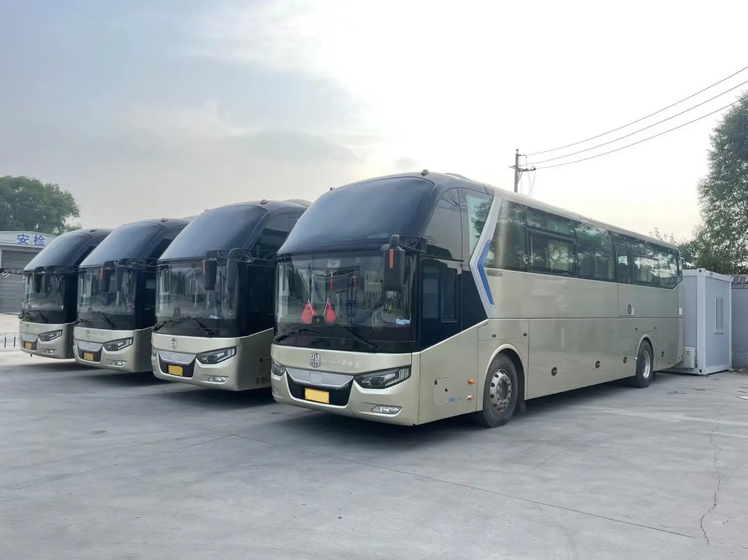 LCK6126 Zhongtong Bus penumpang bekas 54 kursi Double Door Air Seat Bus mewah kapasitas besar