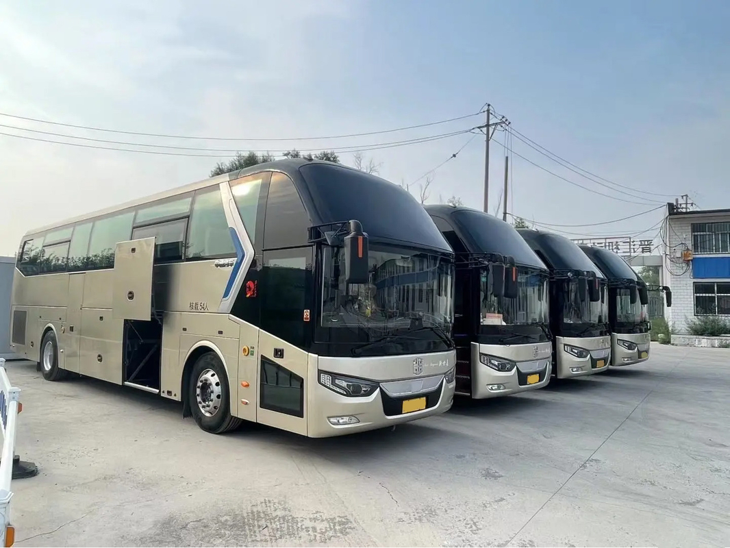 LCK6126 Zhongtong Bus penumpang bekas 54 kursi Double Door Air Seat Bus mewah kapasitas besar