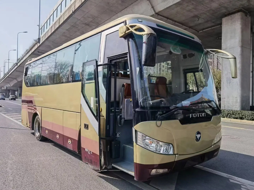 BJ6800 Futian Brand Air-Conditioned Left-Hand Drive Diesel Bus Dengan Ruang Besar Untuk Bagasi