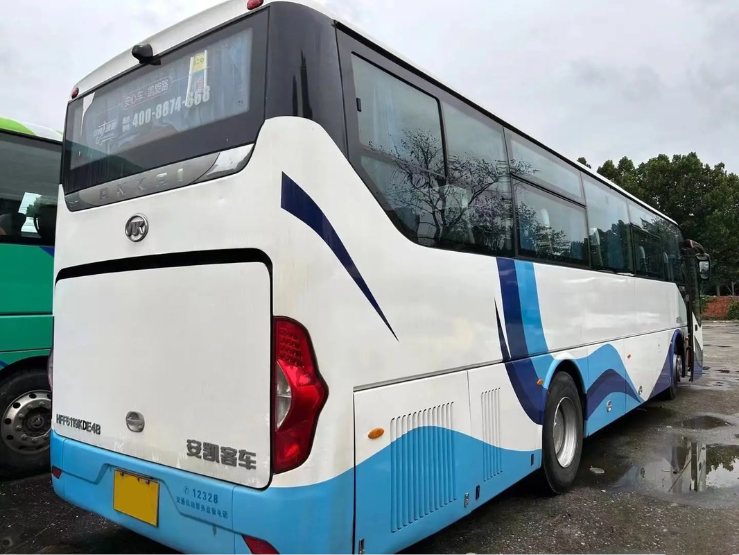 HFF6119 Bus mewah 51 kursi dengan ruang bagasi yang besar, mesin diesel belakang, pengemudi tangan kiri