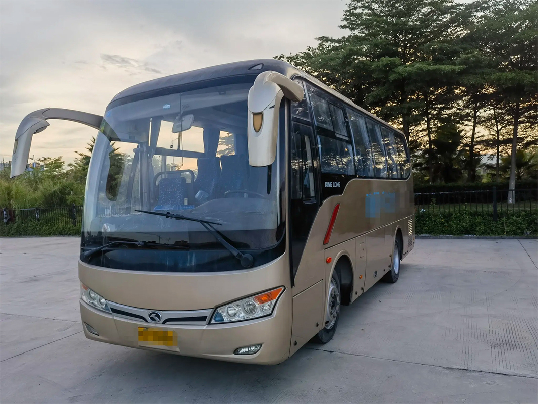 XMQ6759 Euro 4 Standar 7.5m Pengemudi Kiri Mesin Diesel KingLong Bus Penumpang Bekas