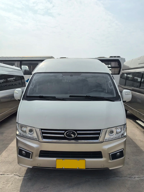Mini Coach bekas 2017 Tahun 19 kursi Mesin Minyak Pintu Berayun Eksternal Jinlong Hiace