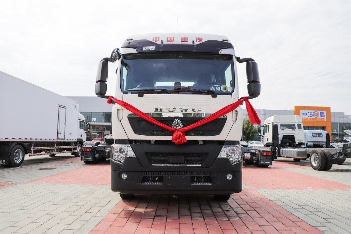 Howo Traktor Truk 12Gear 6*4 Sepuluh Ban 460 Hp 6 Silinder Mesin Diesel Single Row Semi