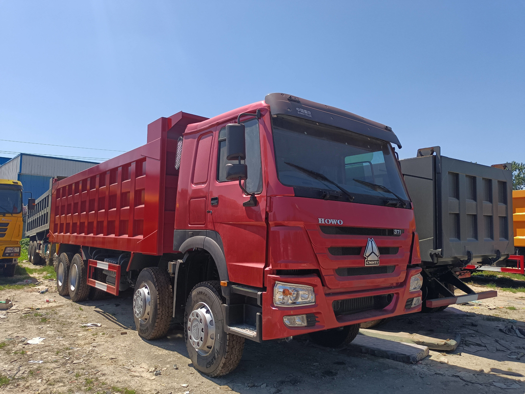 Sino Truck Gearbox Manual Howo Tipper Truck 12 Roda Euro 3 RHD Satu Baris Dan Sleeper