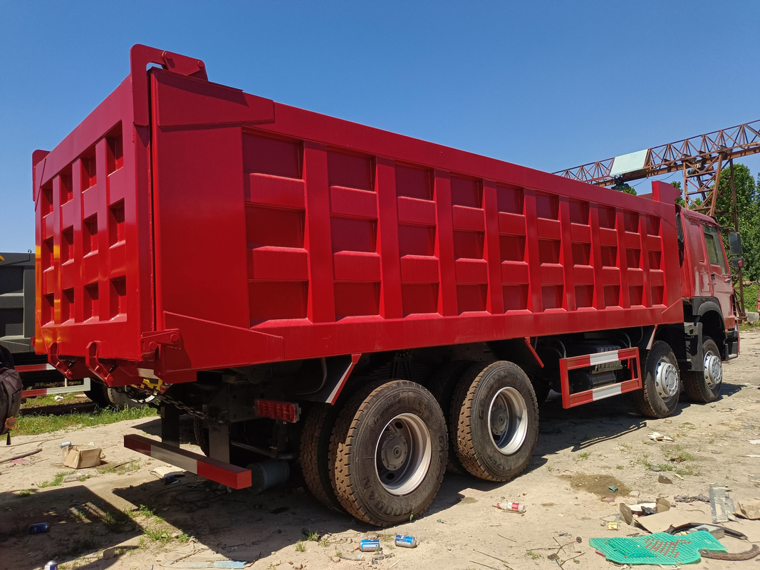 Sino Truck Gearbox Manual Howo Tipper Truck 12 Roda Euro 3 RHD Satu Baris Dan Sleeper