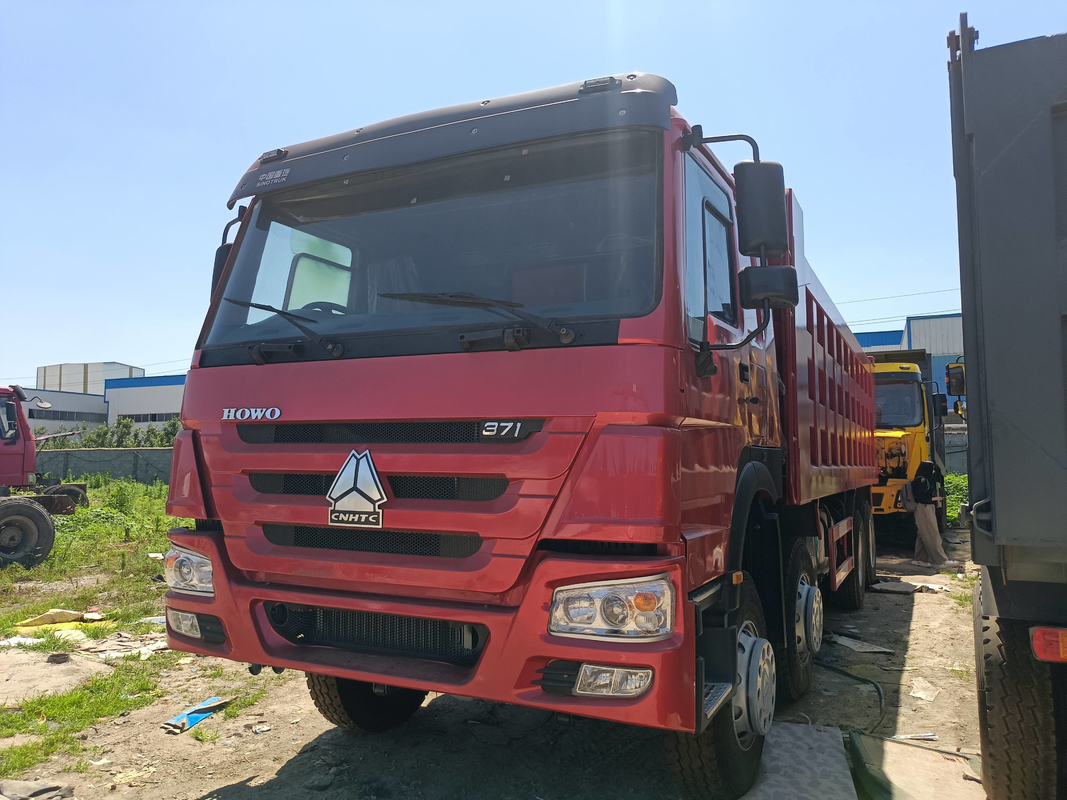 Sino Truck Gearbox Manual Howo Tipper Truck 12 Roda Euro 3 RHD Satu Baris Dan Sleeper
