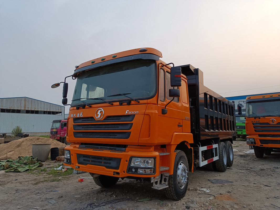 Shacman F3000 Dump Truck 6*4 Digunakan Dengan Renovasi Weichai 380hp Diesel Flat Roof Cabin