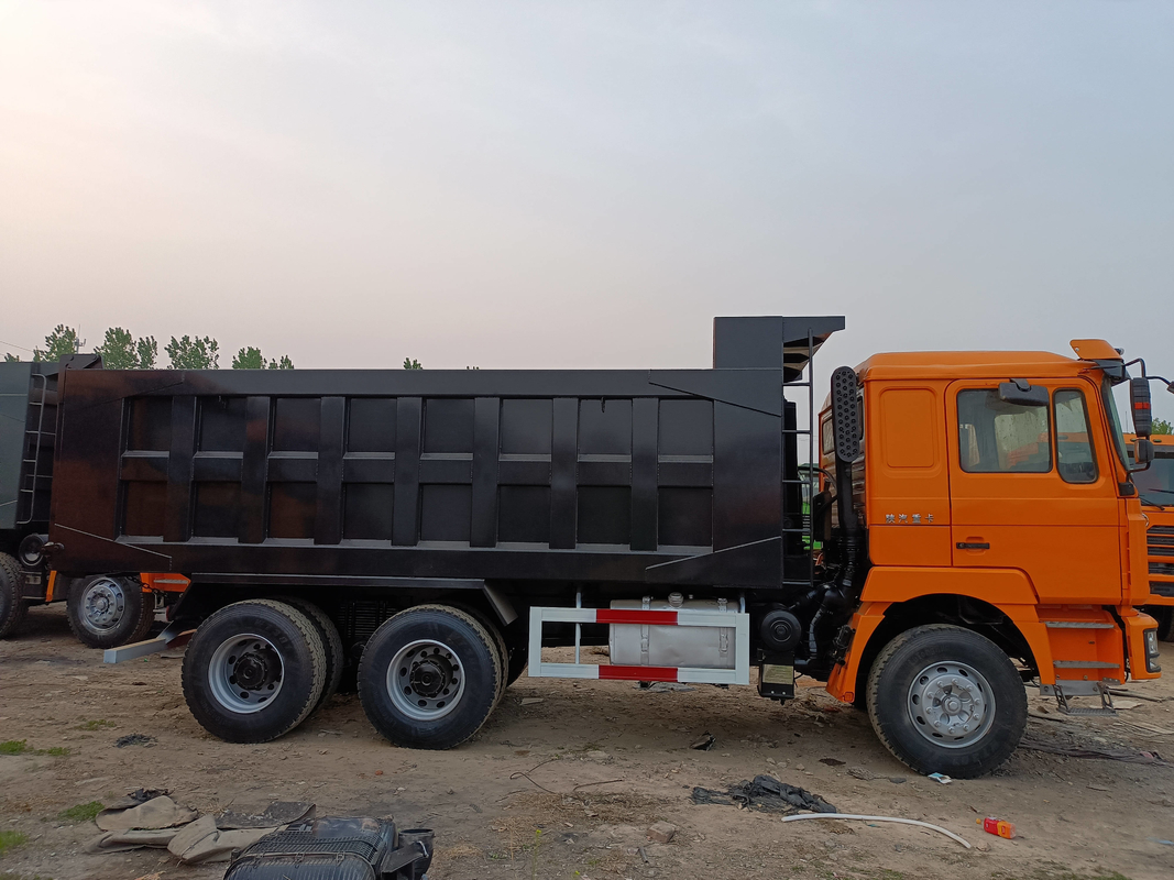 Shacman F3000 Dump Truck 6*4 Digunakan Dengan Renovasi Weichai 380hp Diesel Flat Roof Cabin