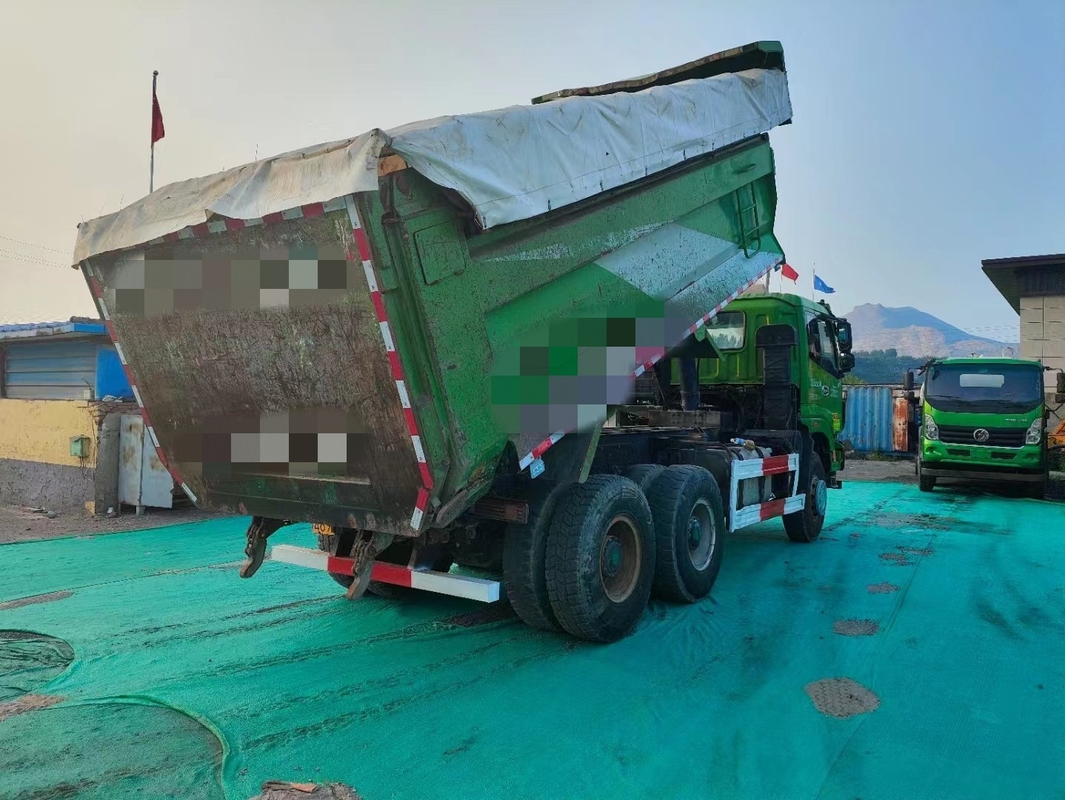 6*4 Dump Truck Second Hand Foton ETX Tipper 2018 Tahun Weichai 375hp Dengan U Type Bucket