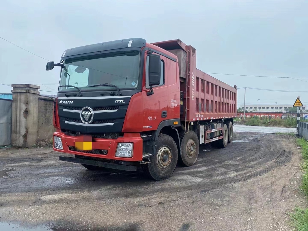 Truk Tipper Uk bekas Mesin Cummins 460hp Foton GTL Truk dump 2021 Tahun Truk China