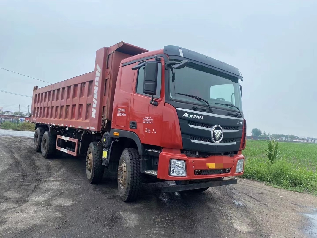 Truk Tipper Uk bekas Mesin Cummins 460hp Foton GTL Truk dump 2021 Tahun Truk China