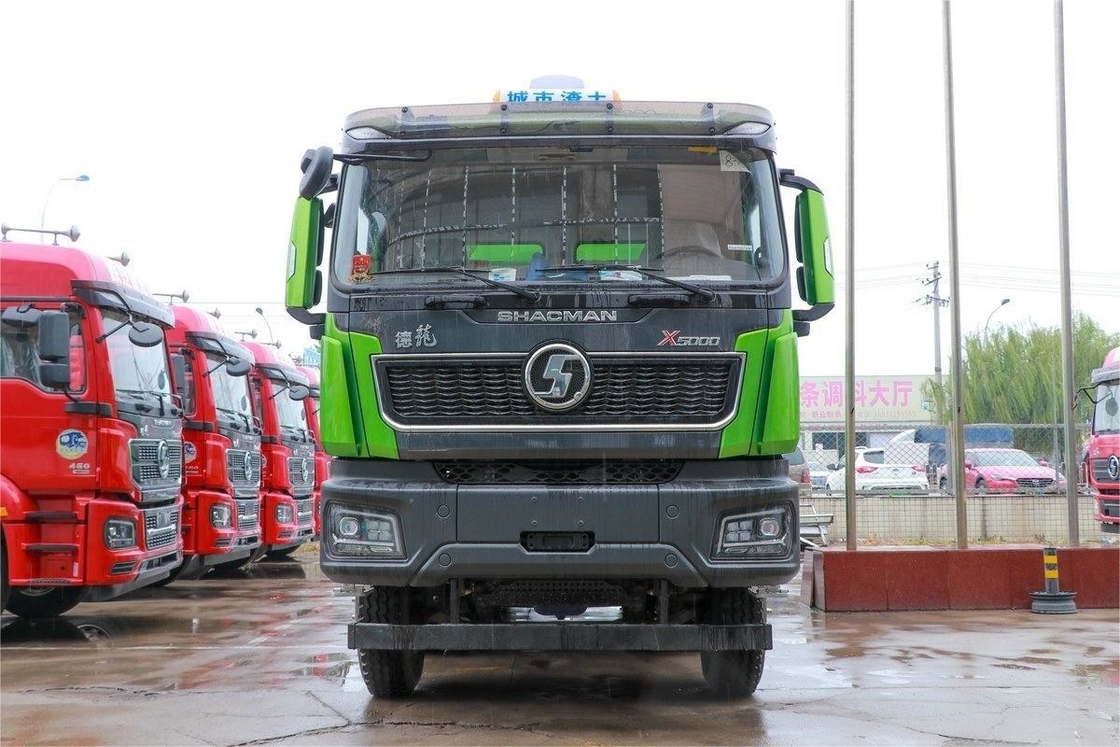 EURO 6 Emisi 430 Kekuatan kuda 8x4 5,3 Meter 15,5 Ton Weichai Heavy Dump Truck