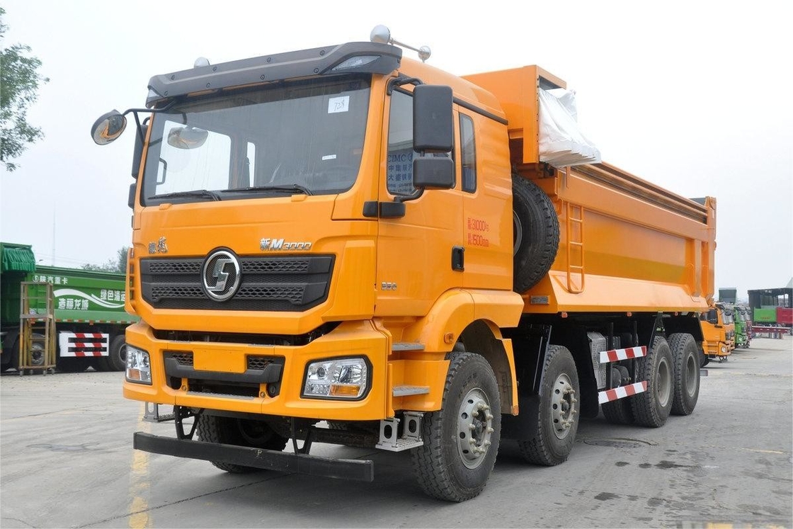 M3000 Model 8x4 350HP 16.1T 9.8m Shacman Heavy Truck Lipat Kotak Kargo Tarpaulin