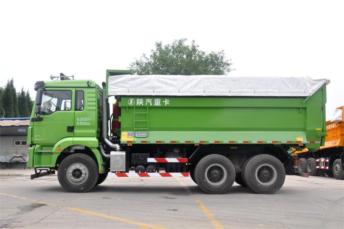Shacman Dump Truck Weichai Nasional Lima 6x4 350HP 5.6m 6 Silinder 10 Gear U-Box