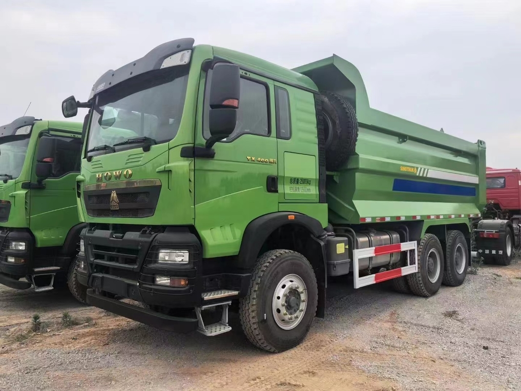 Dump Trucks Sino 400 Hp Brand New 6*4 Drive Mode Dengan 40 Ban Howo TX Tipper Di Stok
