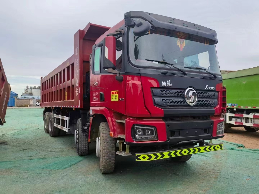 40ton 8x4 bekas truk penghancur 2021 Tahun Shacman X3000 High End Model Weichai 500hp