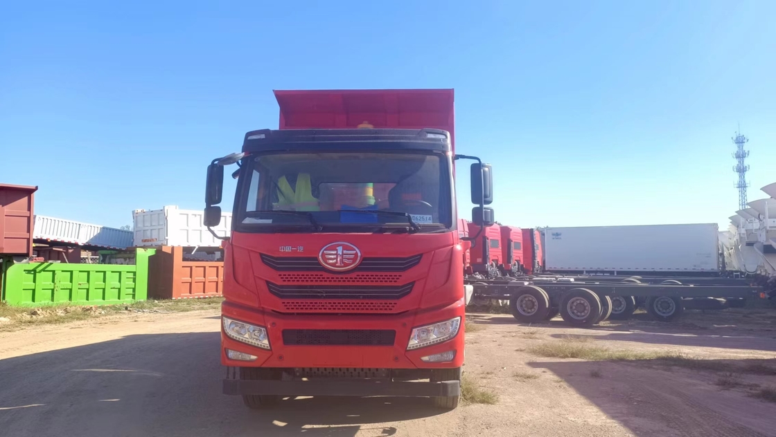 8*4 Truk Tipper bekas Dijual 22cbm Kapasitas Ember FAW V20 Truk dump 340hp Diesel