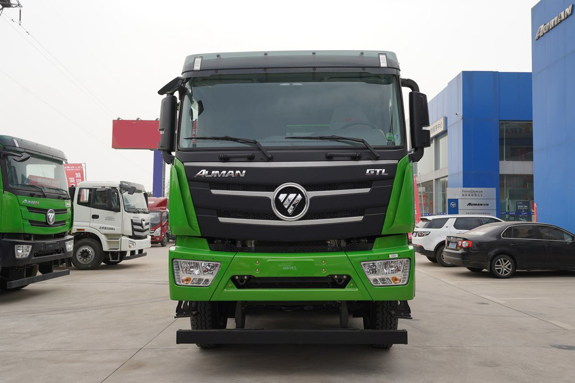 Foton Auman GTL Dump Truck 490HP 8X4 AMT 12-Speed Otomatis 6.8m Rear Dump 360-Degree Imaging