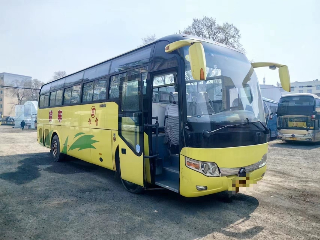 2nd Hand Bus Yutong ZK6107 Bus Bus Original 2 + 3 Kursi Layout 60 Kursi Leaf Spring A / C