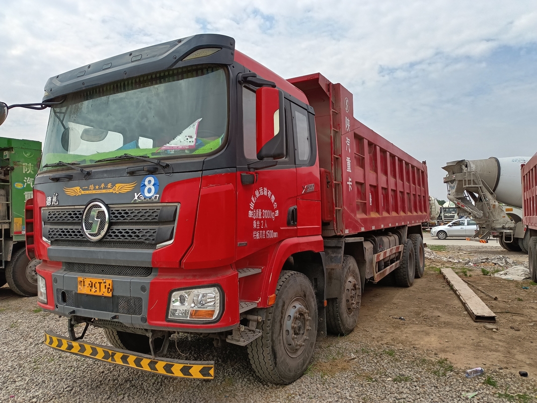 Jamaica Dump Trucks Untuk Dijual Shacman X3000 Tipper 2019 Tahun 430hp Big Bucket 8*4 Drive Mode