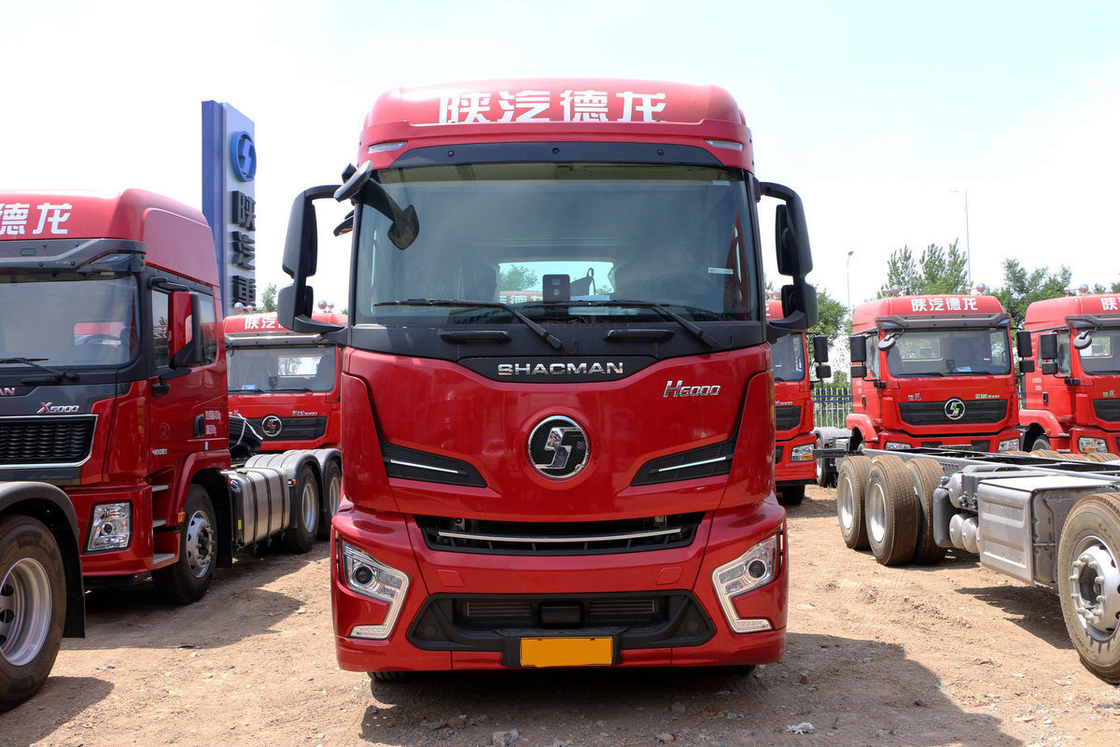 AMT 12-speed Single-row Semi-Seat Diesel 480hp 6*4 Shacman Traktor Truk H6000 Model