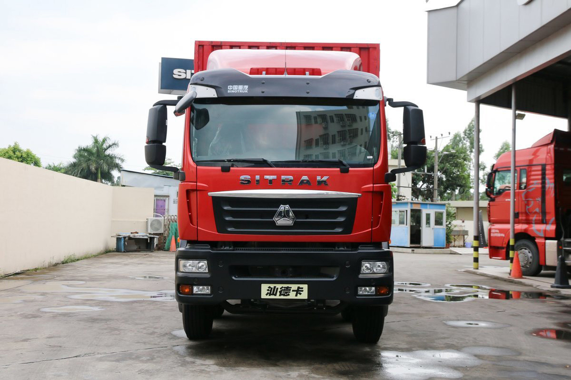 AC Deflector Double Axle C5H Model Diesel 310HP 8*4 9.52M SITRAK Van Truck