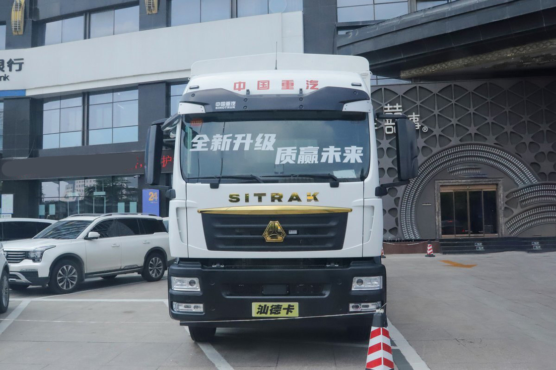 Airbag Shock-Absorbing Seat AMT Otomatis Manual 270HP 4 * 2 6.8m Sinotruk Sitrak pagar truk