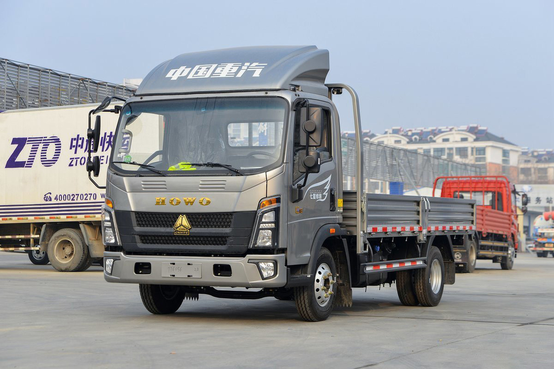 Sinotruk Howo Light Truck Titan Seri 150HP 4.15m Single Row Fence Silver Body Single Row Seats