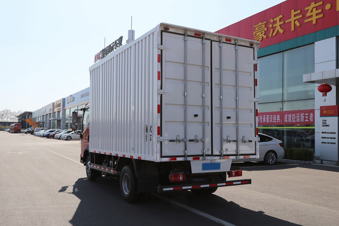 Sinotruk King Seri 160HP 4.15m Deflector atap tinggi Single Row HOWO Van Light Truck