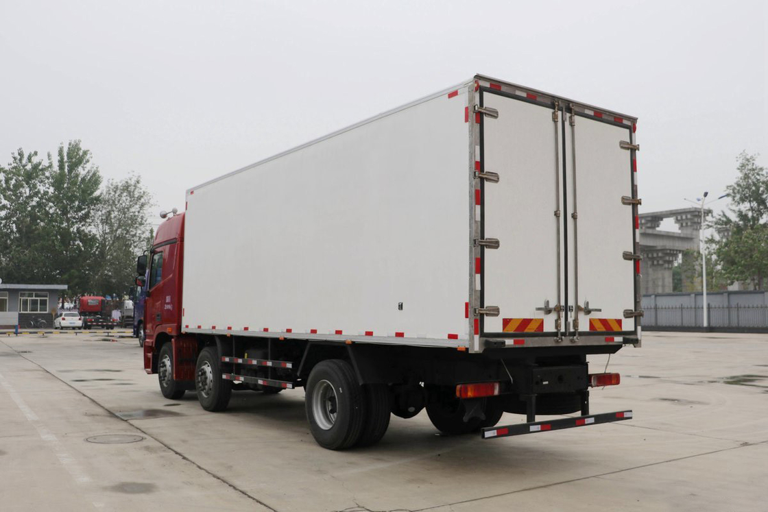 Foton GTL Heavy Truck Air conditioning atap tinggi Kursi setengah baris 280 Hp 6X2 9,45m Auman BJ5259 Truk pendingin