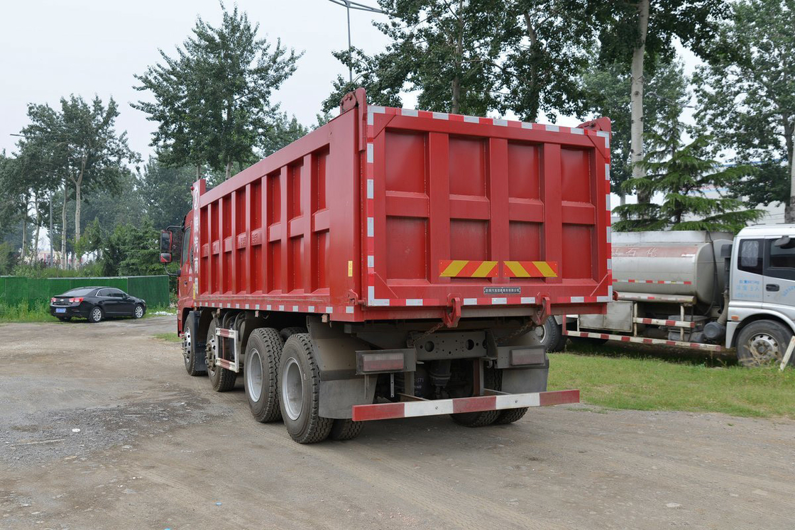 SX3315 Shaanxi Dump Truck Xuande X6 10-Speed 270 Kekuatan kuda 8X4 6,8 Meter Belakang Flip-Up Dump Truck