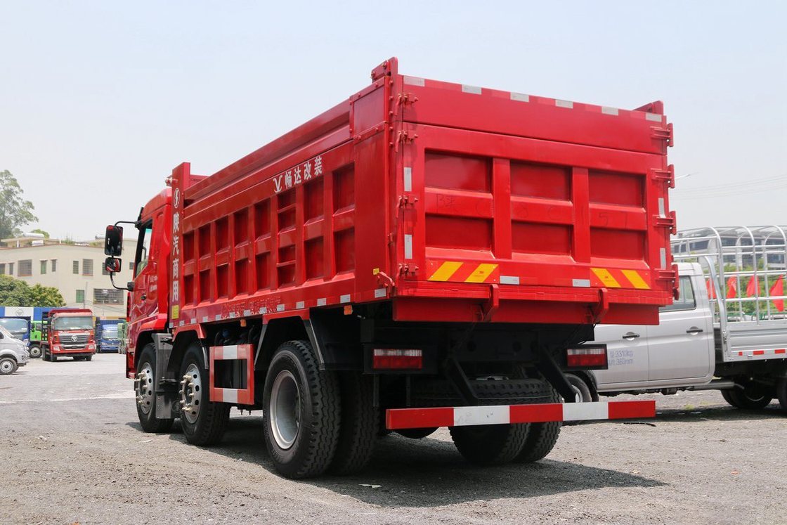 SX3255 Shaanxi Dump Truck XuanDe X6 Versi Komposit 220HP 6X2 4.9m Dump Truck (3.2T Poros Depan)