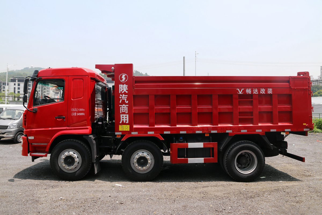SX3255 Shaanxi Dump Truck XuanDe X6 Versi Komposit 220HP 6X2 4.9m Dump Truck (3.2T Poros Depan)