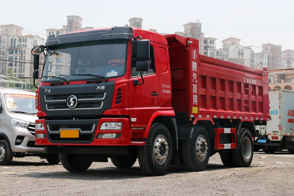 SX3255 Shaanxi Dump Truck XuanDe X6 Versi Komposit 220HP 6X2 4.9m Dump Truck (3.2T Poros Depan)
